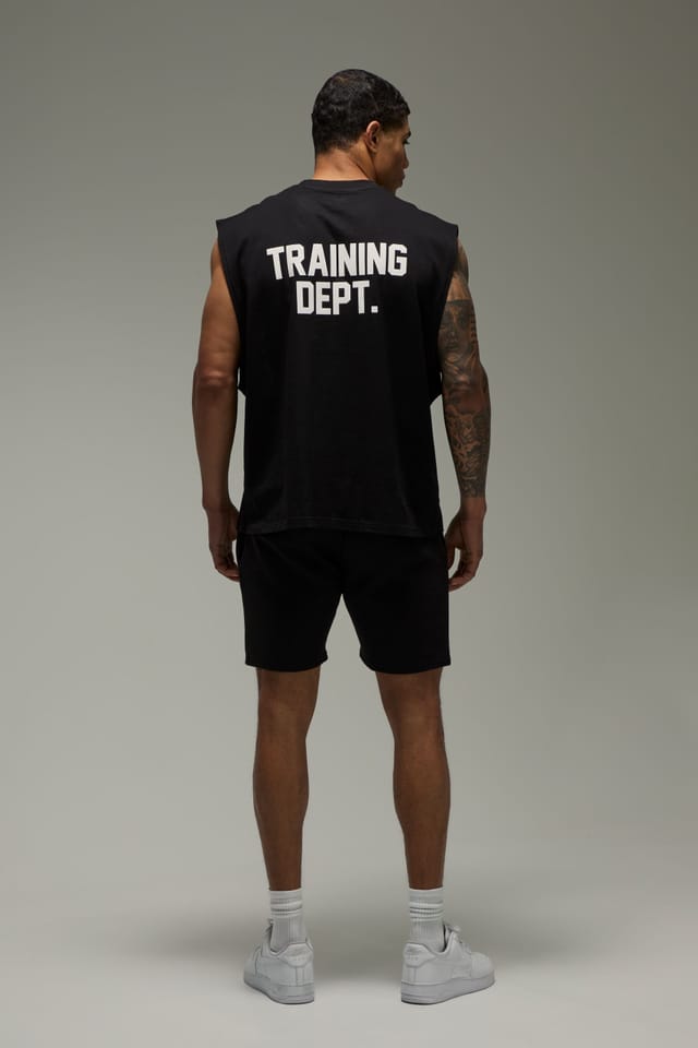 Training Dept. Training Dept. Men's Training Dept Drop Arm Hole Tank in Black - 2