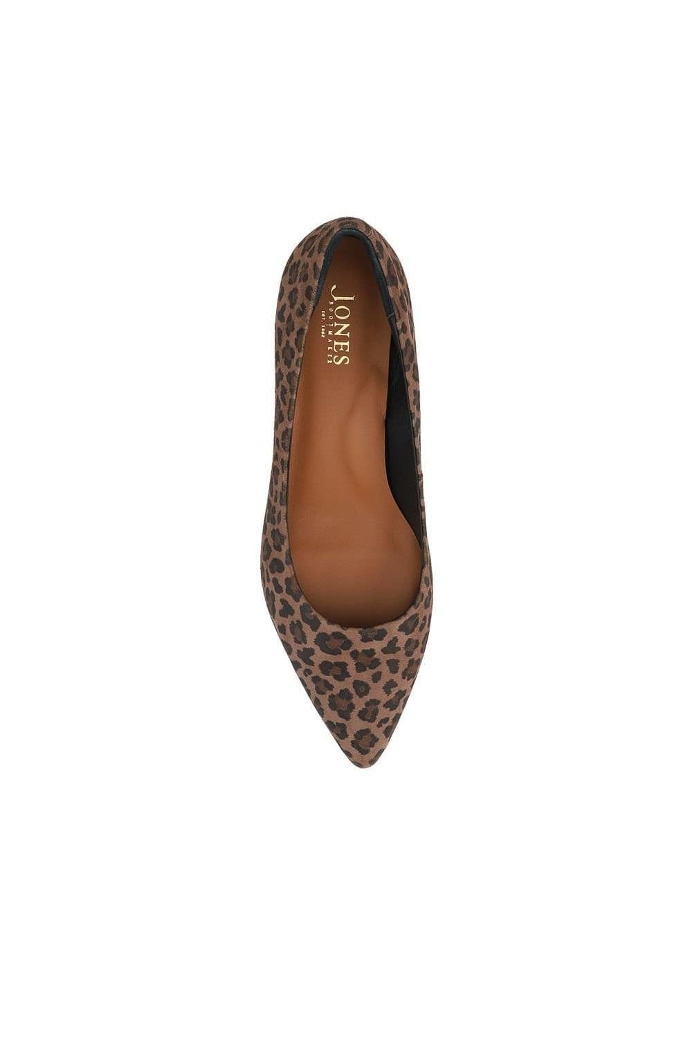 Jones Bootmaker Jones Bootmaker Women's Sunstone Leather Court Shoes in Tan - 4