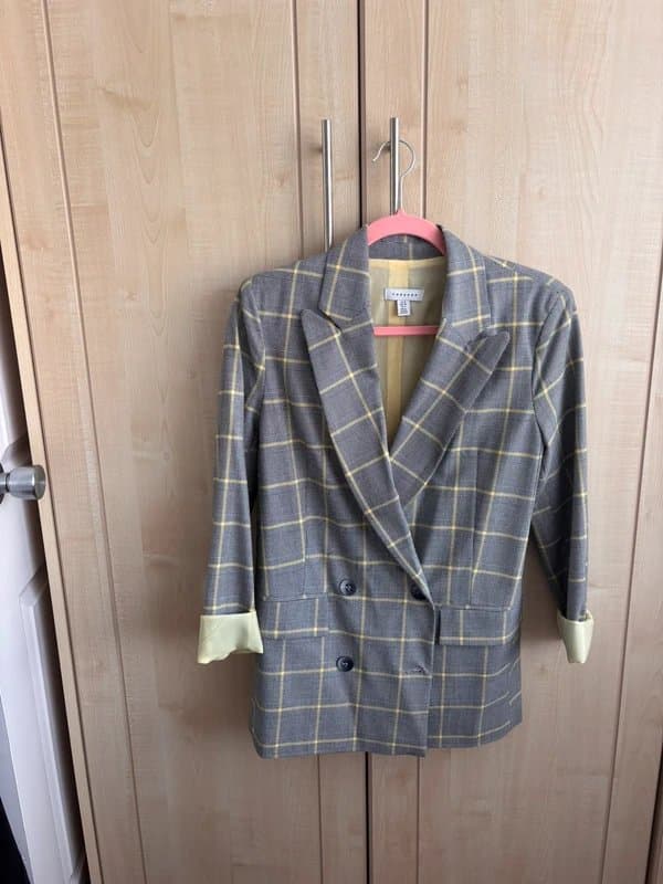 Topshop Double breasted blazer