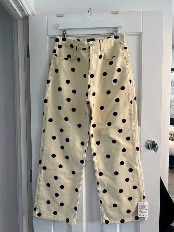 ASOS Design Polka dot jeans