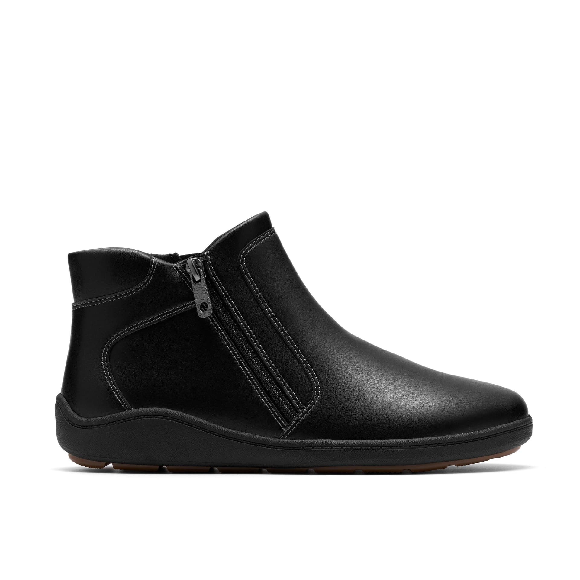 Clarks Clarks Women's Bryianne Carly Black Leather Ankle Boots