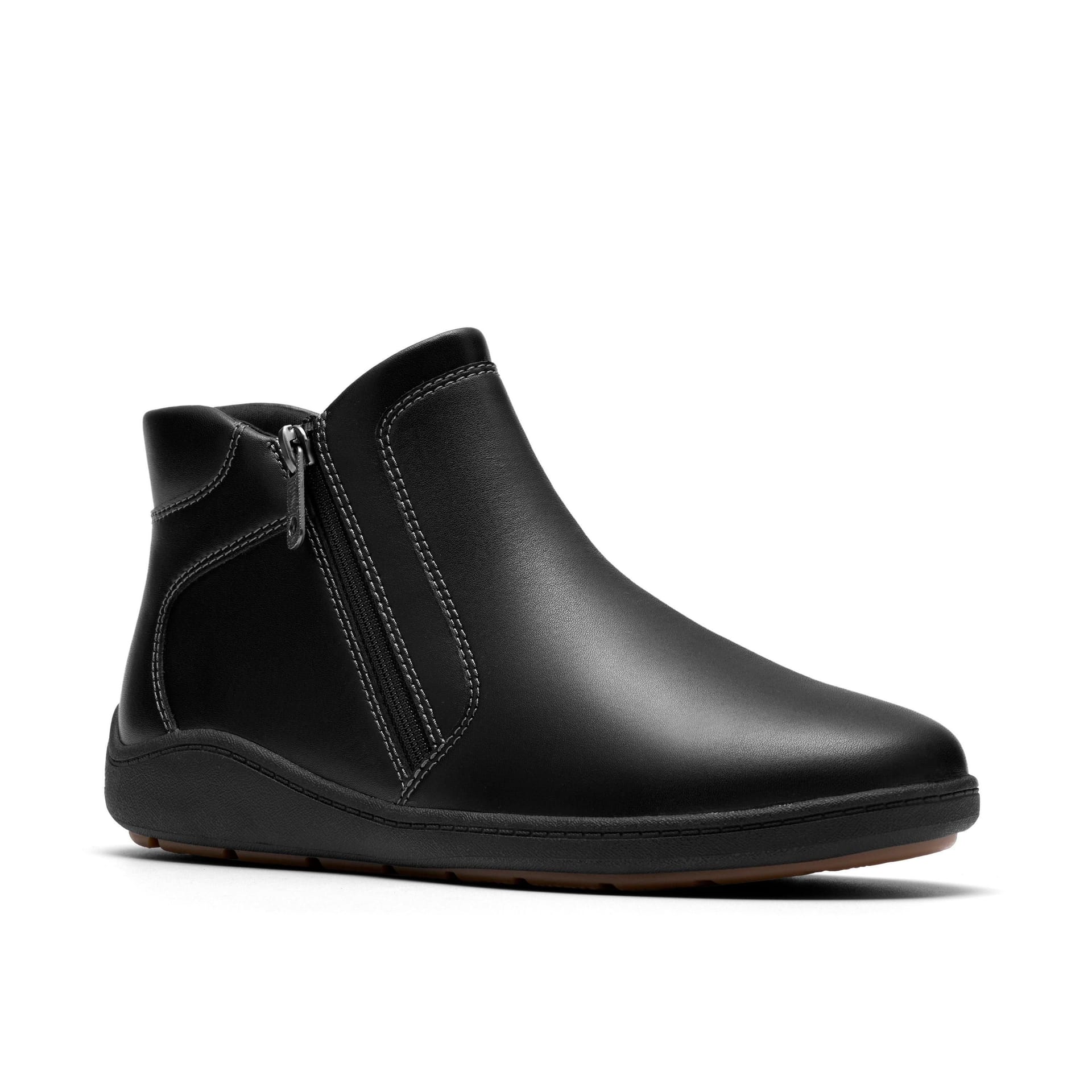Clarks Clarks Women's Bryianne Carly Black Leather Ankle Boots - 4