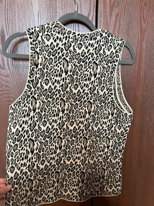 ASOS Design Leopard Print Sleeveless Top