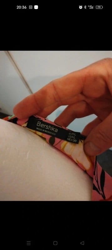Bershka Pink Floral Summer Dress - Size L