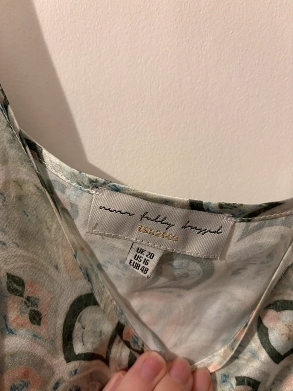 Never Fully Dressed Light green patterned cami top - 1