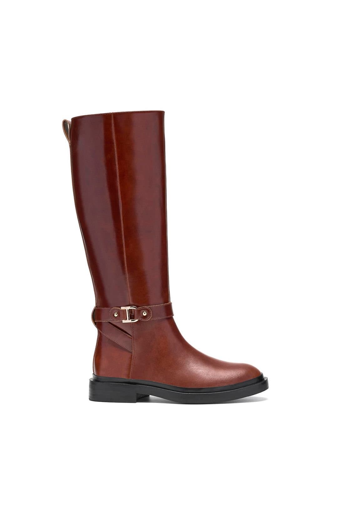 Clarks Clarks Women's Previa Bit Leather Boots Tan