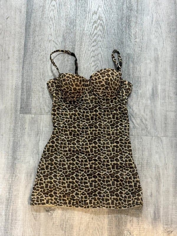 New Look Leopard Print Lingerie Top