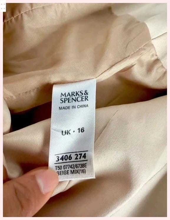 Marks & Spencer Beige Floral Embroidered Cami Top UK 16
