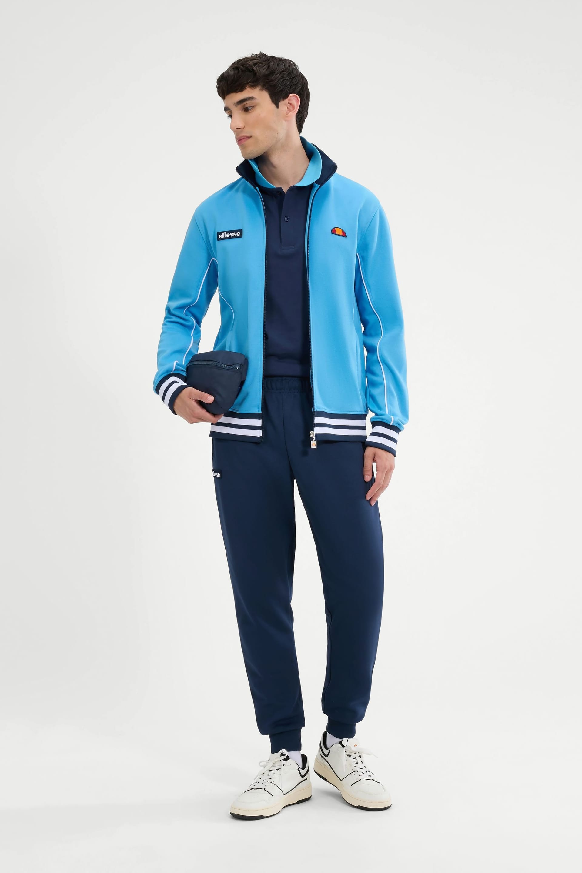 Ellesse Ellesse Men's Milan Track Jacket in Light Blue - 4