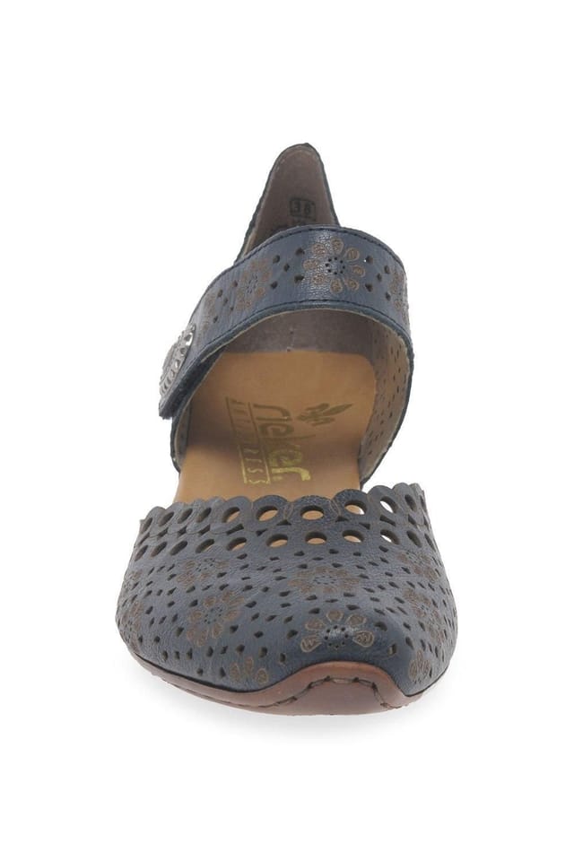 Rieker Rieker Women's 'Pia' Mary Jane Court Shoes in Navy - 3