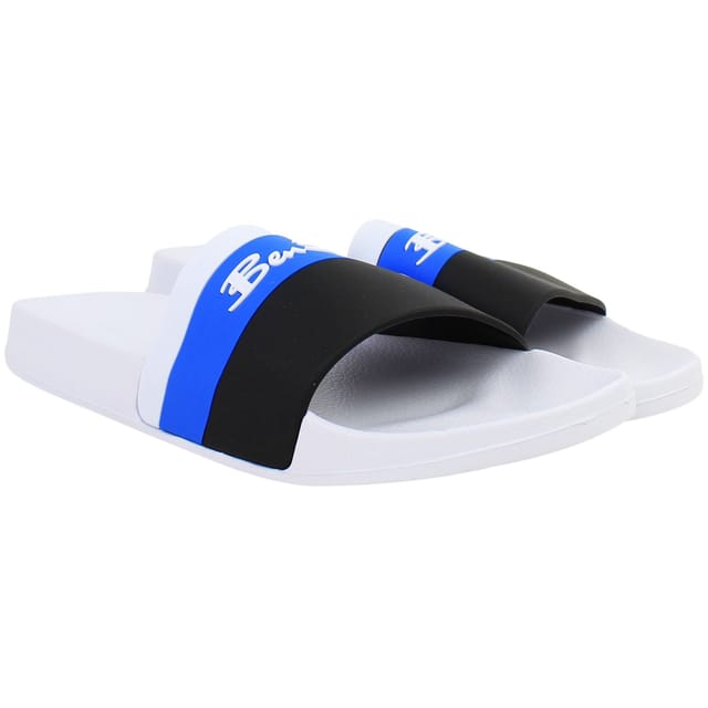 Ben Sherman Ben Sherman Men's Fistral White Sliders - 2