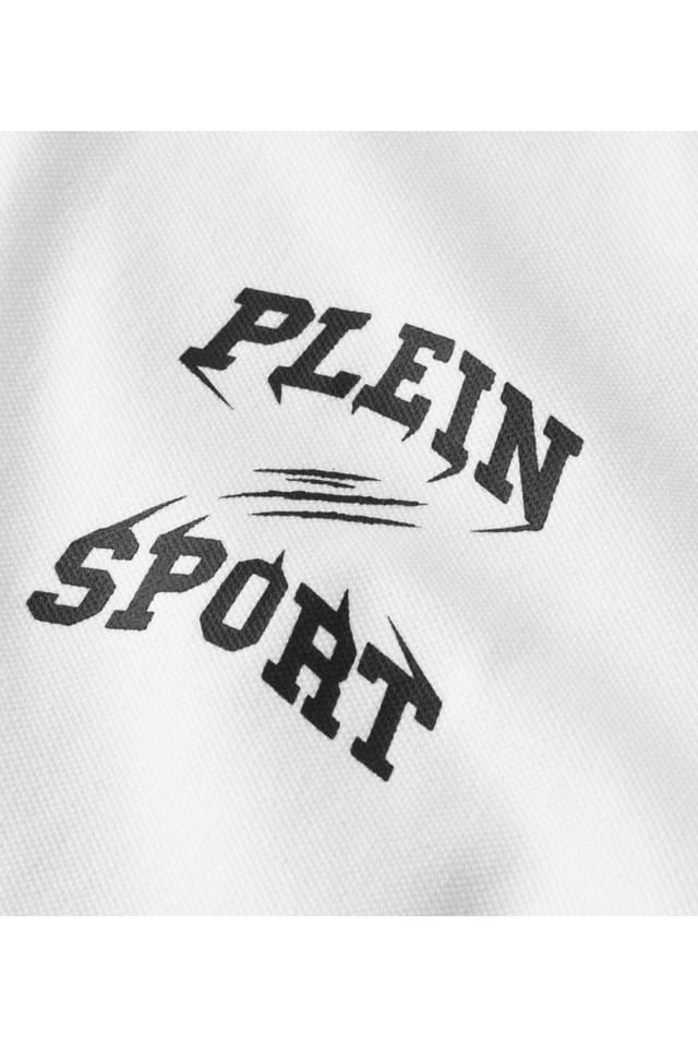Plein Sport Plein Sport Men's Short Sleeve Polo Shirt in White - 3