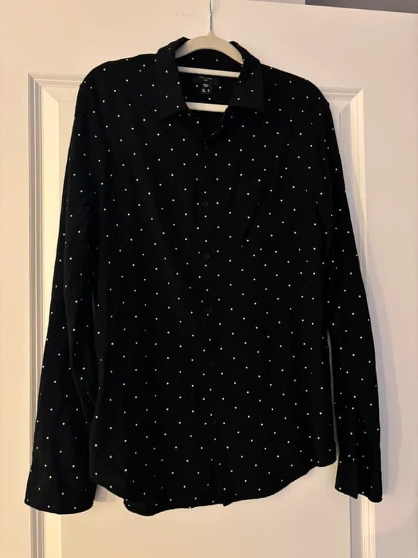 New Look Men’s New Look Polka dot shirt