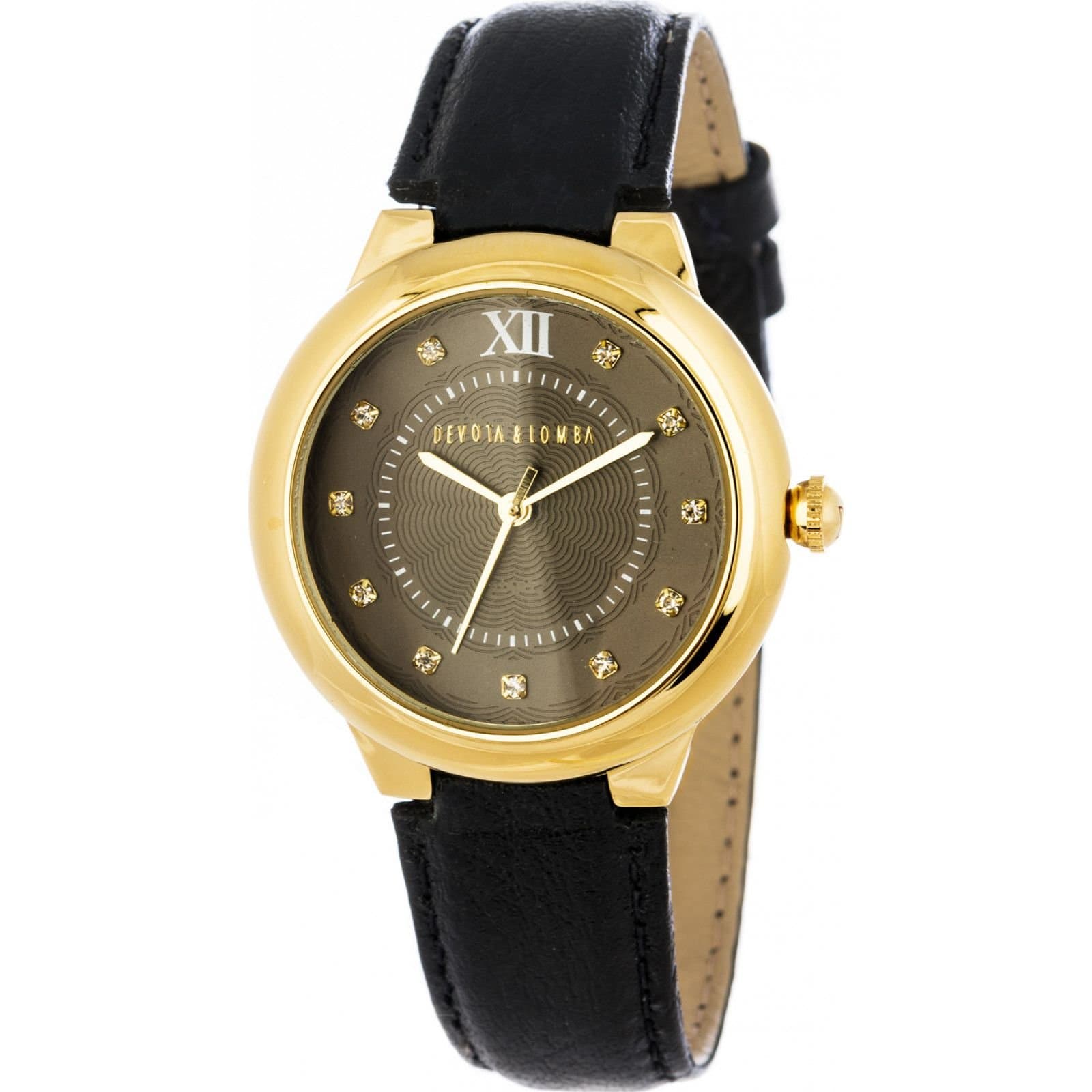 Devota & Lomba Devota & Lomba Women's DL006W-02BLACK 34mm Quartz Watch in Black