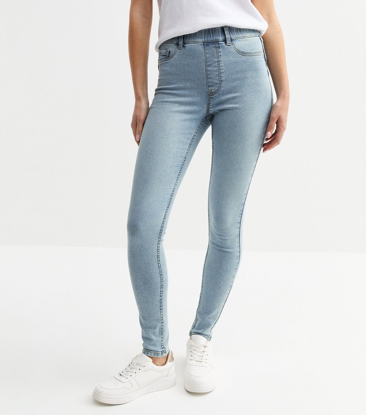 New Look Women's Light Blue Lift & Shape Emilee Jeggings New Look - 3