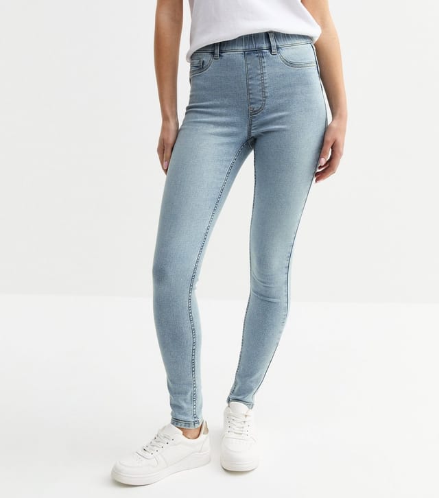 New Look Women's Light Blue Lift & Shape Emilee Jeggings New Look - 3