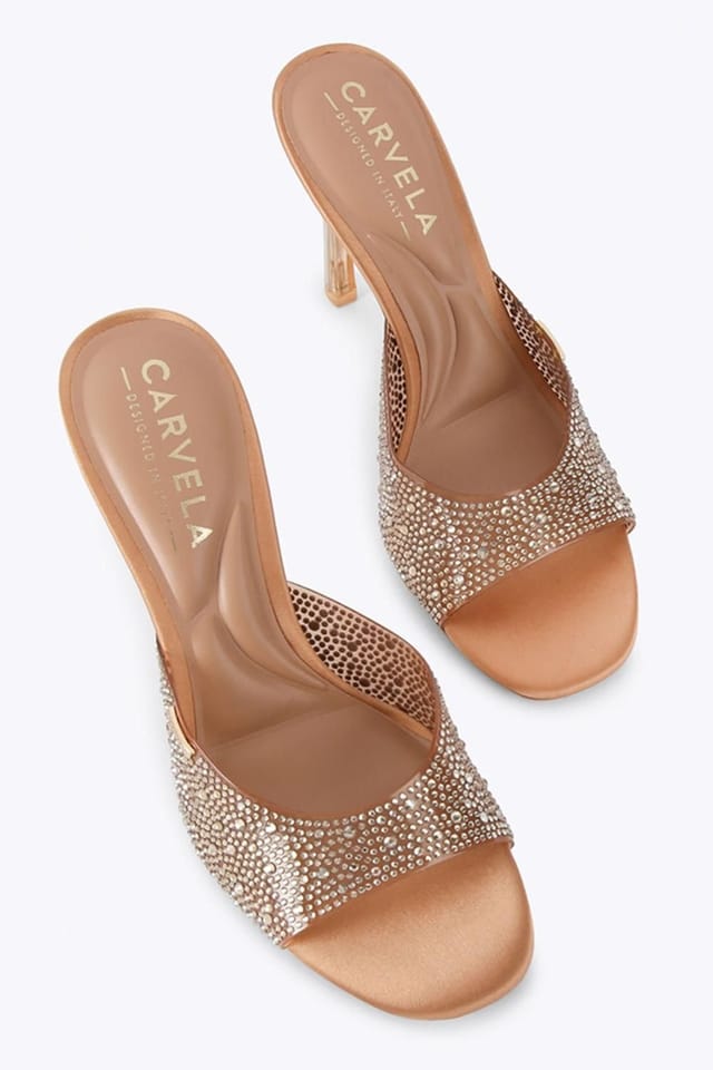 Carvela Carvela Women's 'Isabella Vinyl Mule' Heels in Bronze - 2