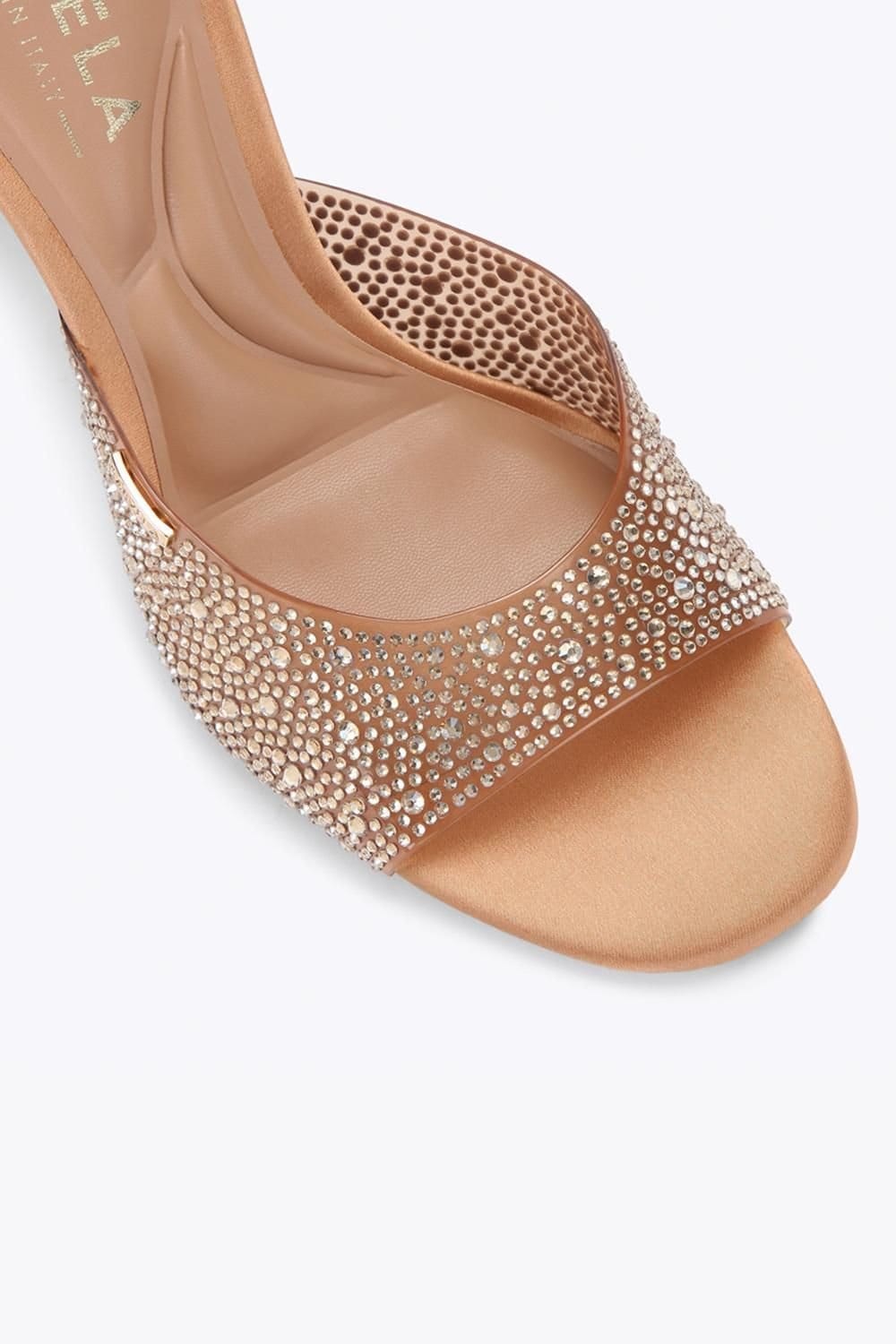 Carvela Carvela Women's 'Isabella Vinyl Mule' Heels in Bronze - 4