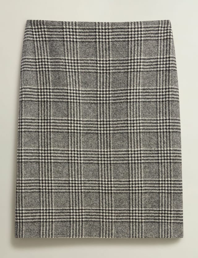 Hobbs London Hobbs London Women's Brea Wool High-Waist Pencil Skirt in Charcoal - 2