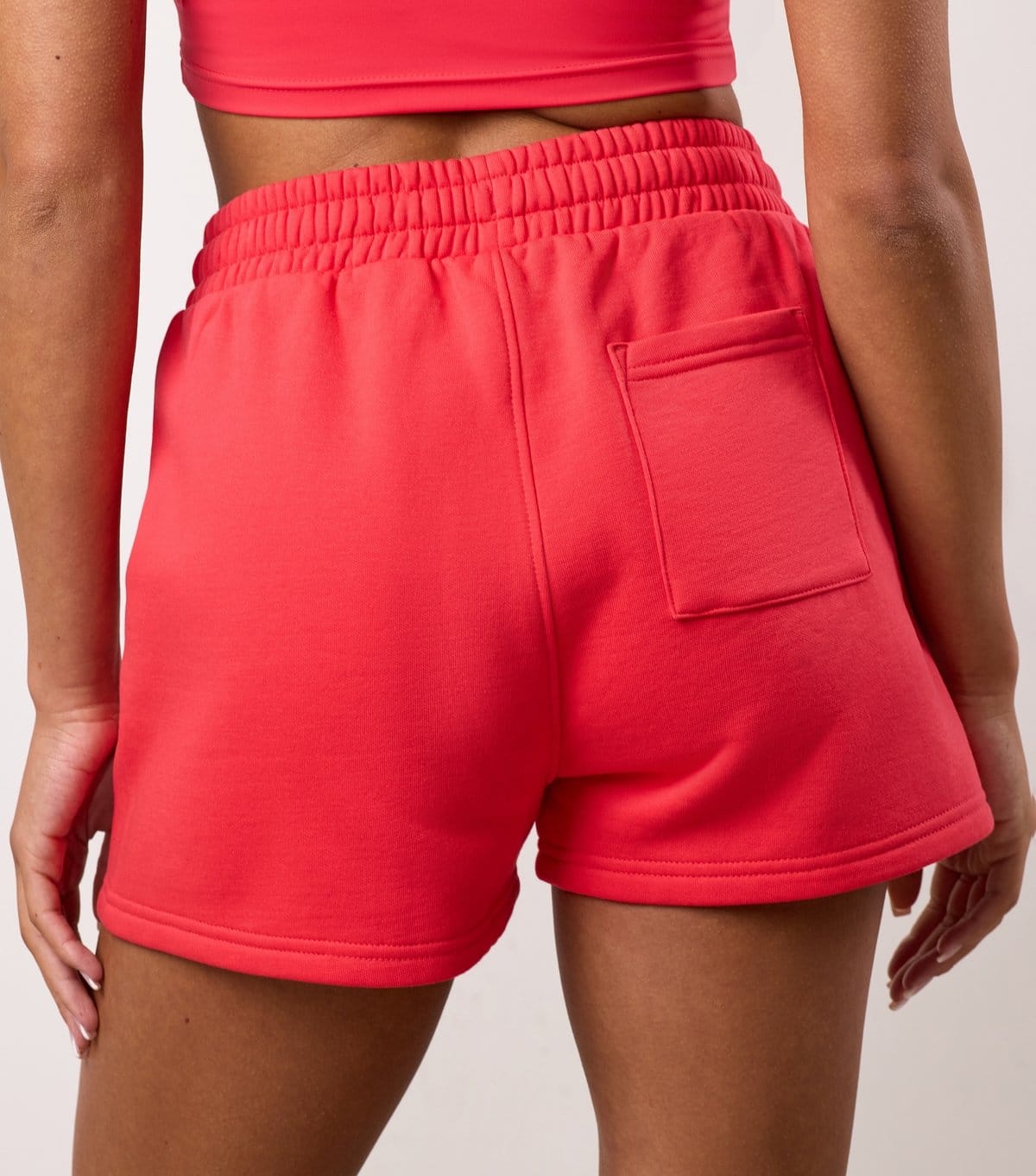 Gym King Women's Bright Pink Raised Seam Logo Embroidered Shorts Gym King New Look - 4