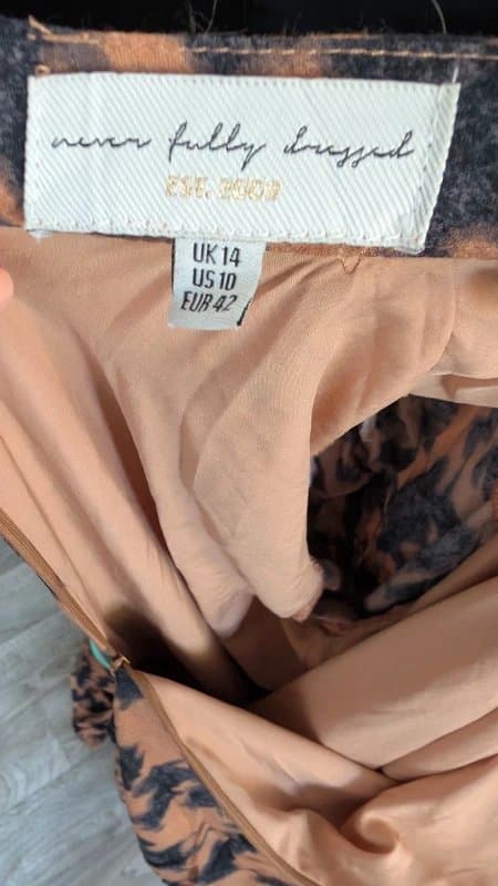 Never Fully Dressed Animal print jumpsuit