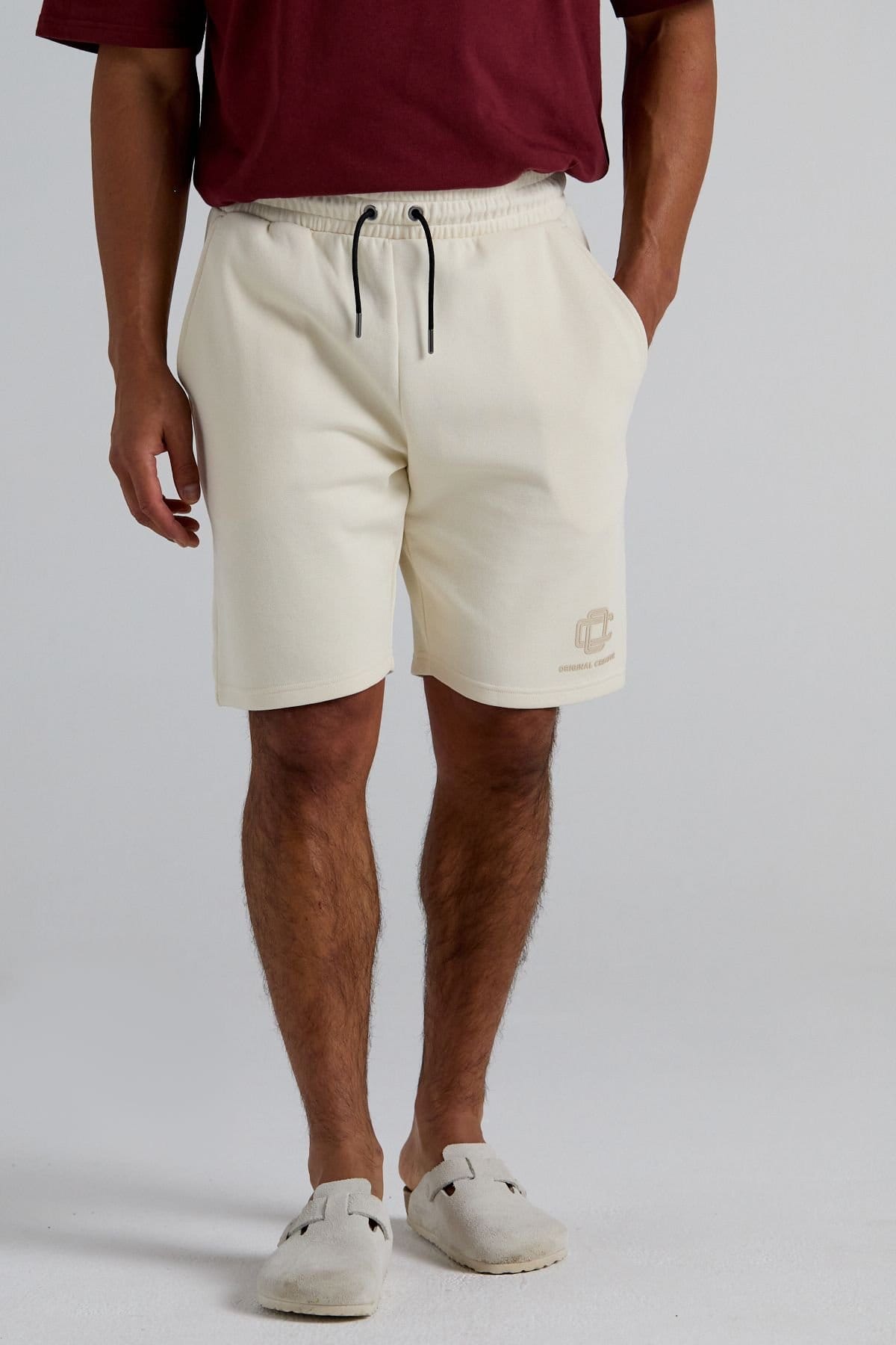 Original Creator Original Creator Men's Varsity Shorts - Off-White - 4