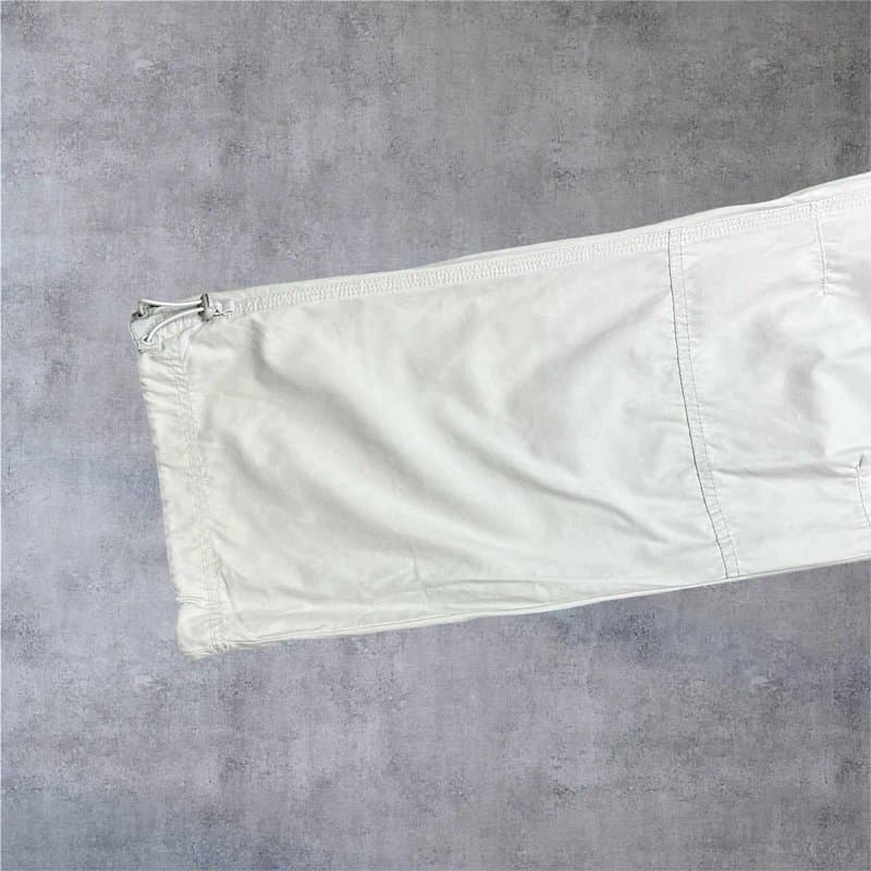 New Look Y2K Low Rise Utility Trousers W32 L33 Grey Vintage New Look Uk 12