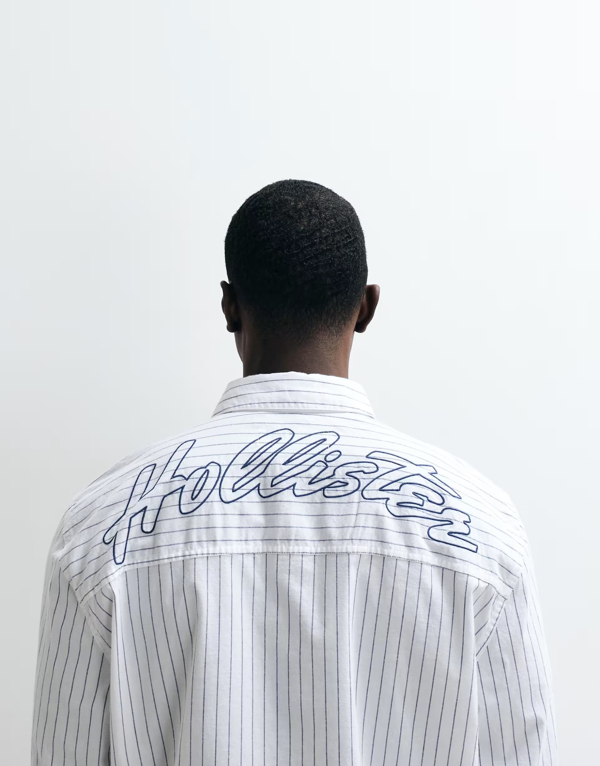 ASOS Hollister White Poplin Long Sleeve Shirt by ASOS