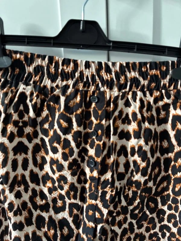ASOS Leopard Print High-Waist Shorts