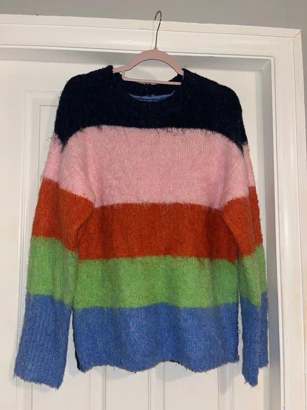 ASOS ASOS Design fluffy striped jumper