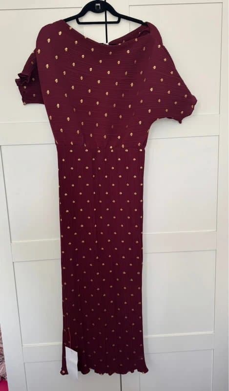 Never Fully Dressed BNWT Never Fully Dressed Tilly Dress – Burgundy – Size UK 8