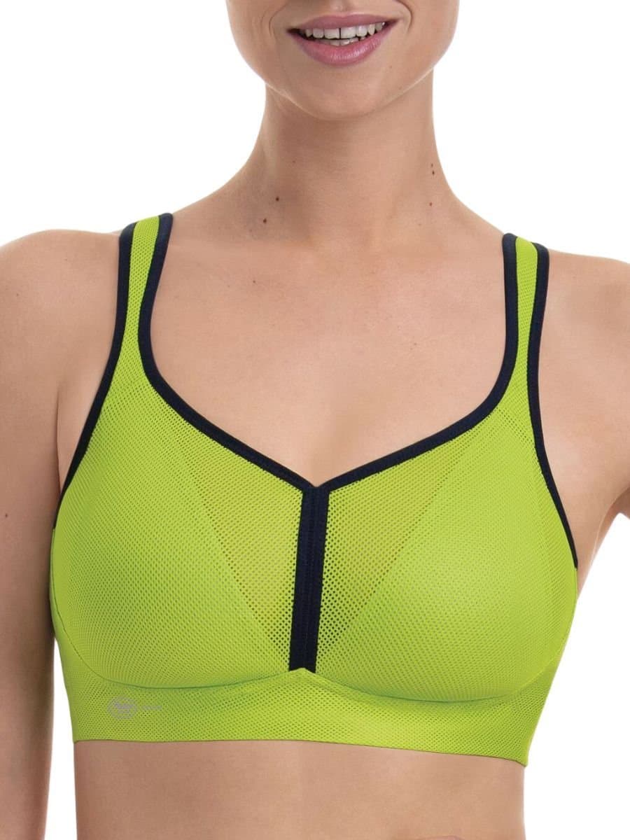 Anita Anita Women's Active Air Control Deltapad Sports Bra in Green