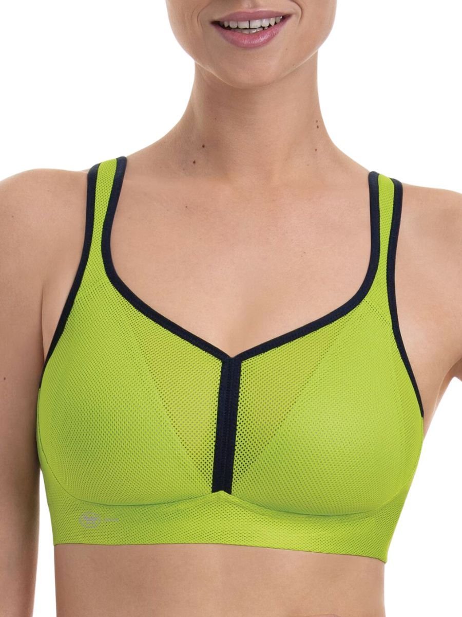 Anita Anita Women's Active Air Control Deltapad Sports Bra in Green - 2