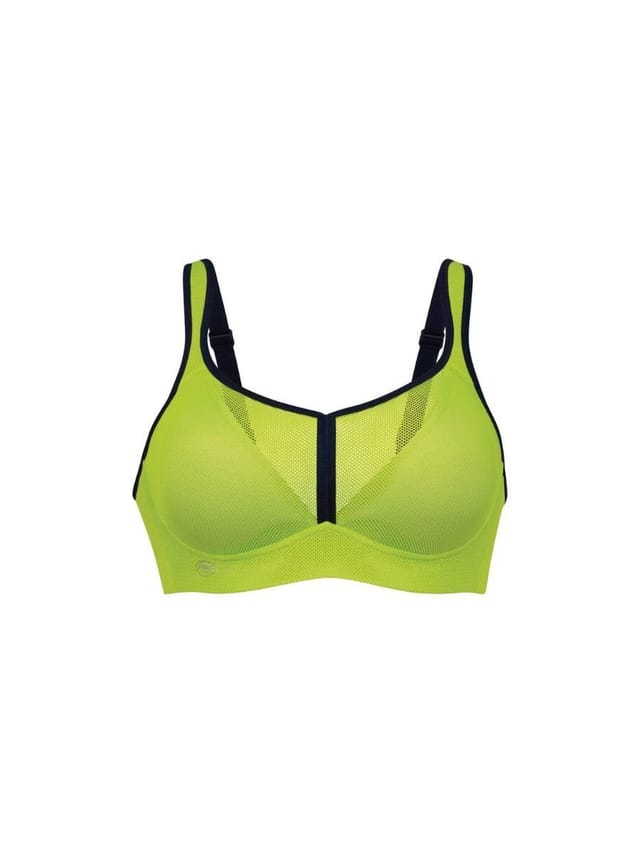 Anita Anita Women's Active Air Control Deltapad Sports Bra in Green - 3