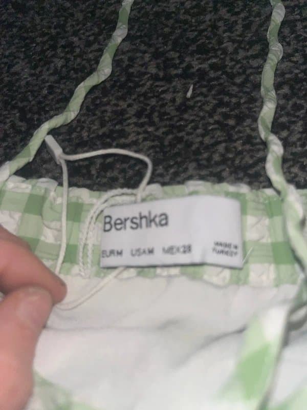 Bershka Chequered two-piece set