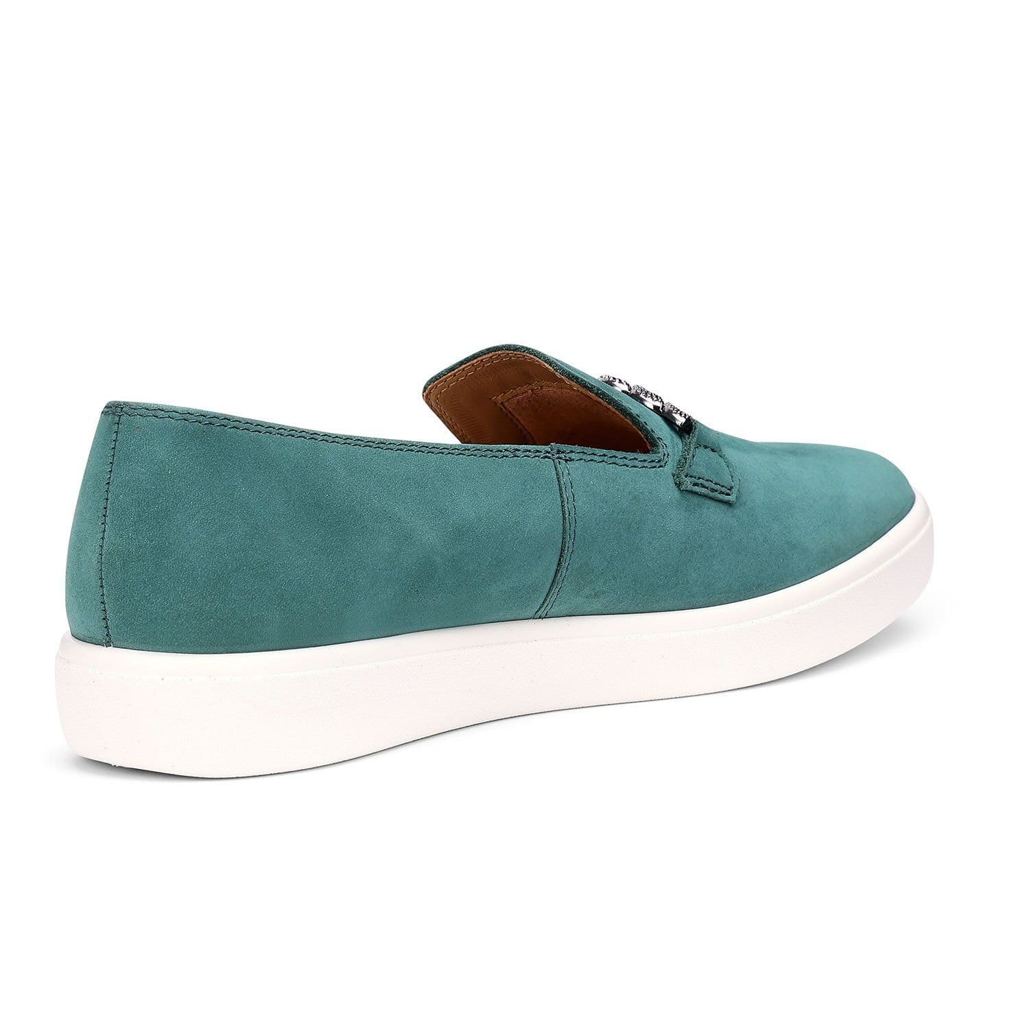 Hotter Hotter Women's 'Ashmore' Loafers in Teal - 4