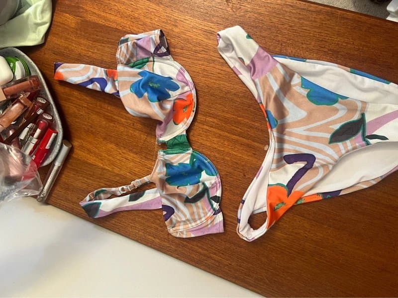 ASOS Design flower print bikini