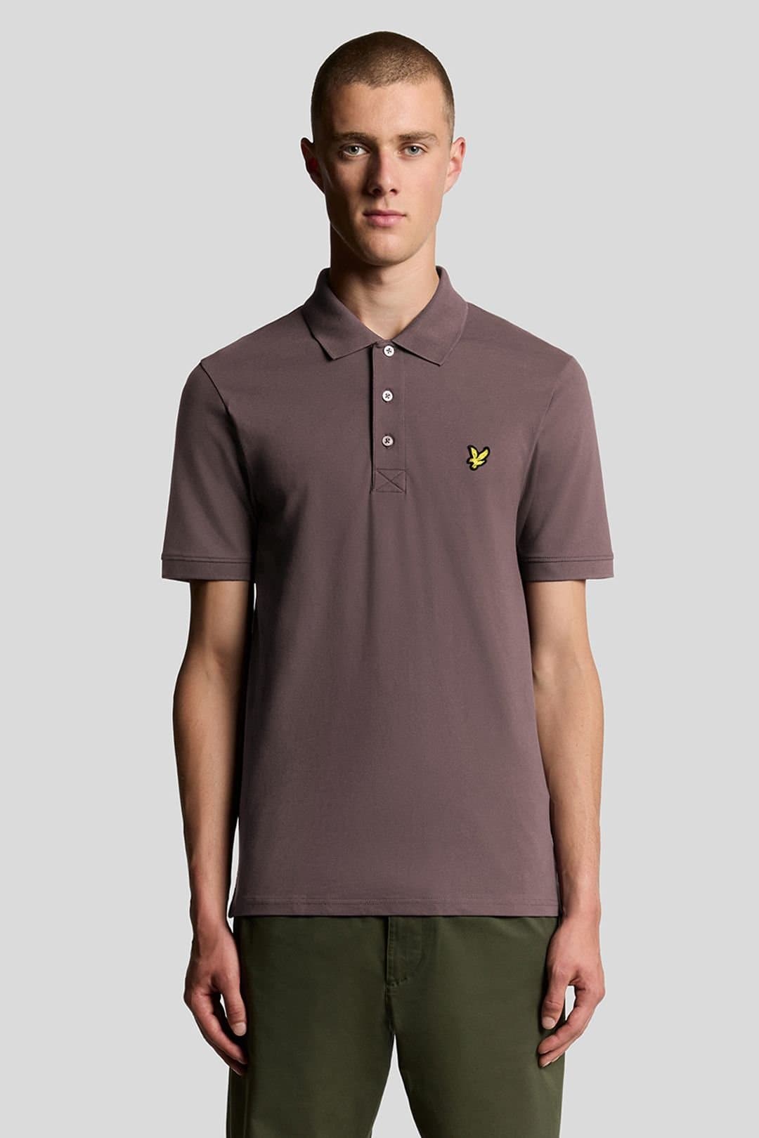 Lyle & Scott Lyle & Scott Men's Plain Polo Shirt Espresso