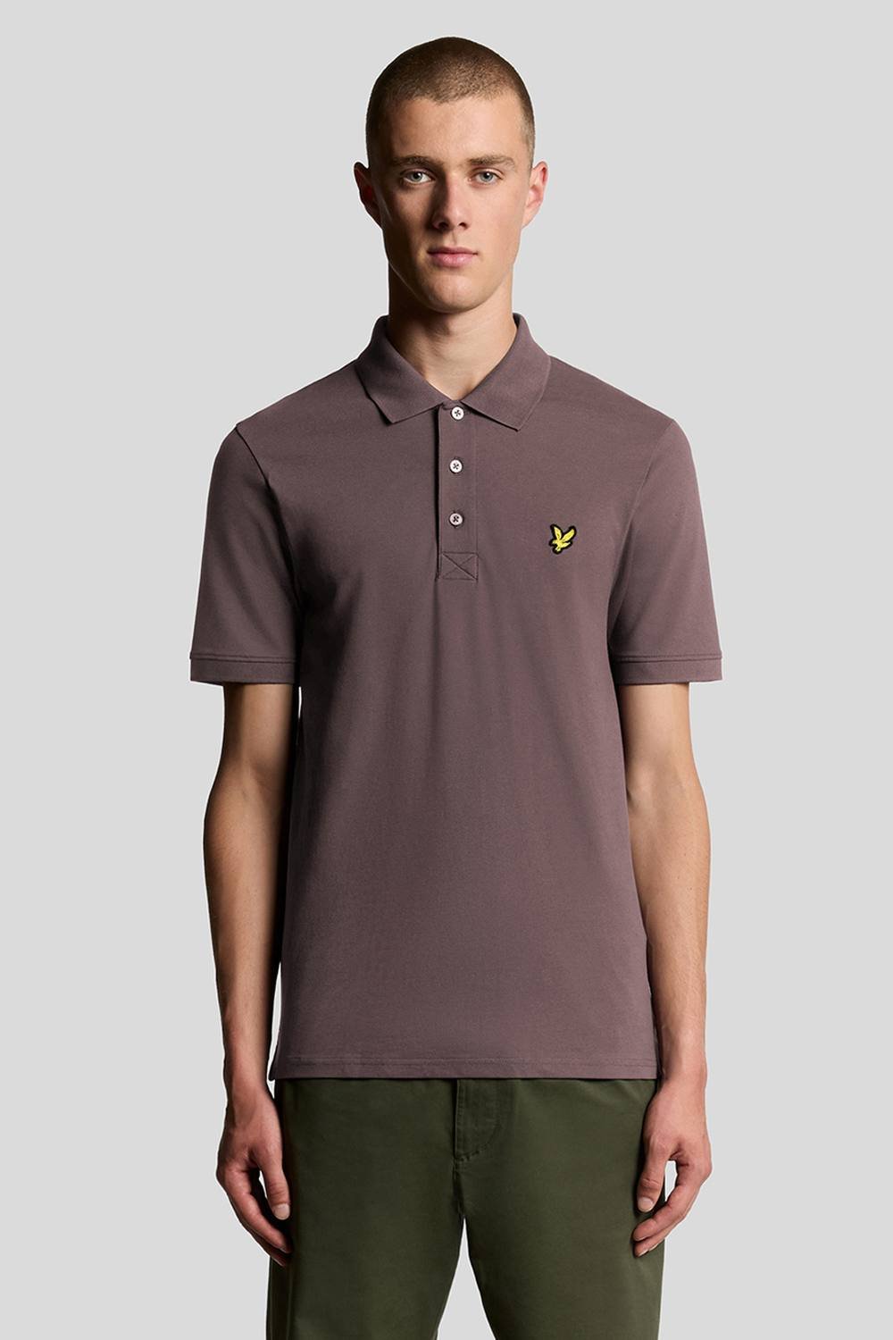 Lyle & Scott Lyle & Scott Men's Plain Polo Shirt Espresso - 2