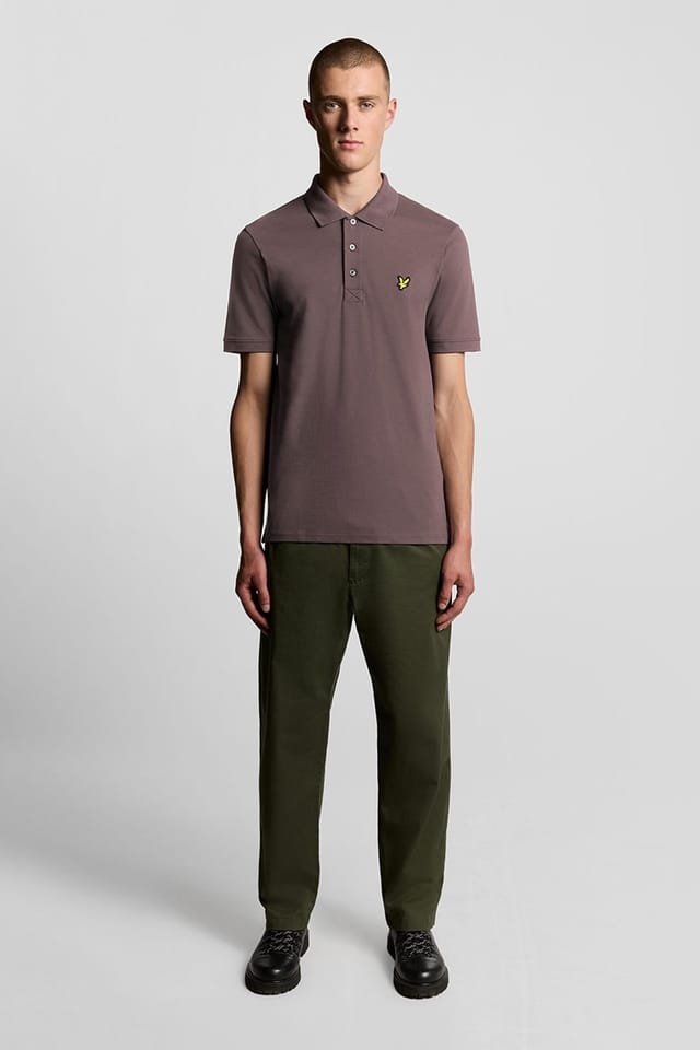 Lyle & Scott Lyle & Scott Men's Plain Polo Shirt Espresso - 2