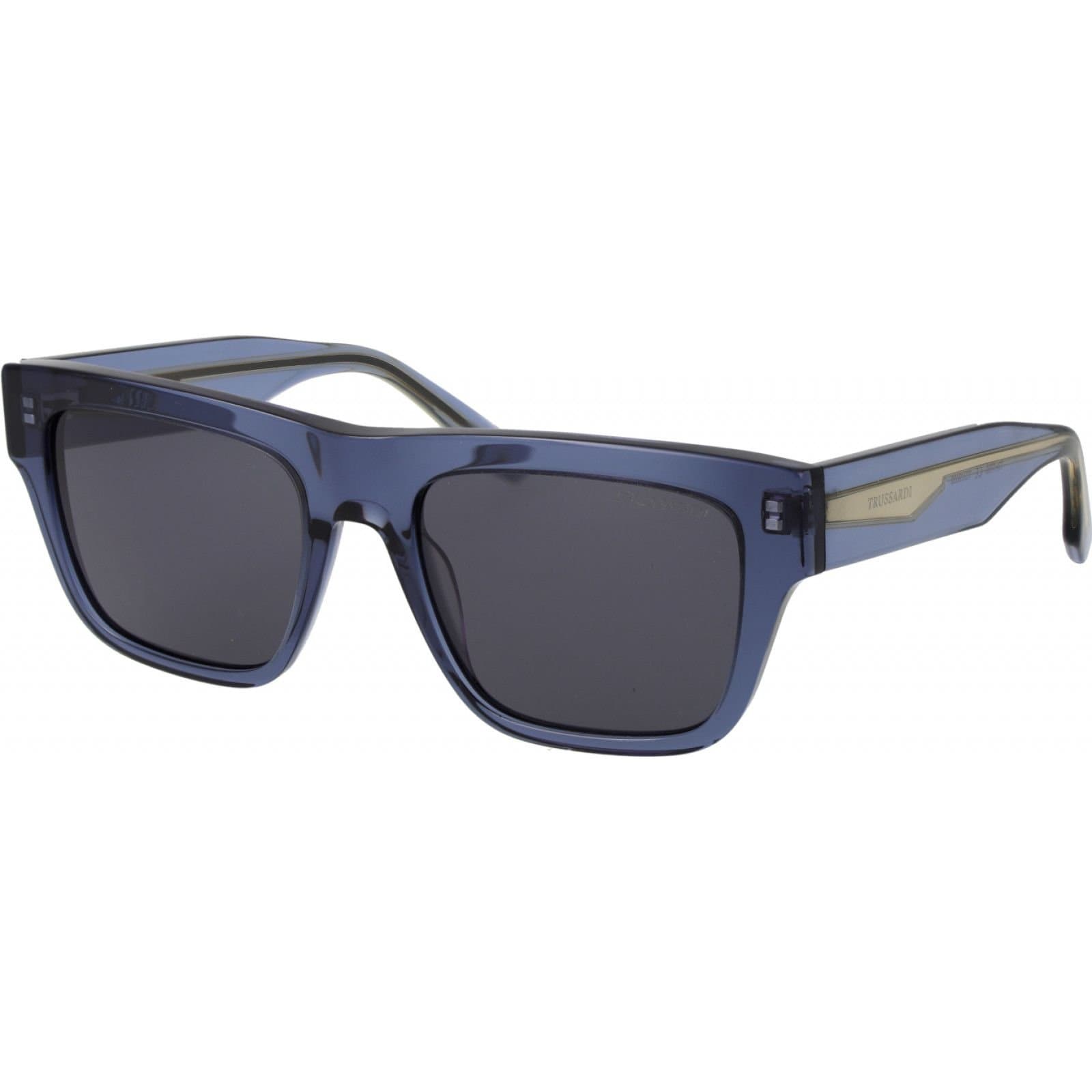 Trussardi Trussardi Men's TSU9032 53T02 Square/Rectangle Sunglasses in Blue
