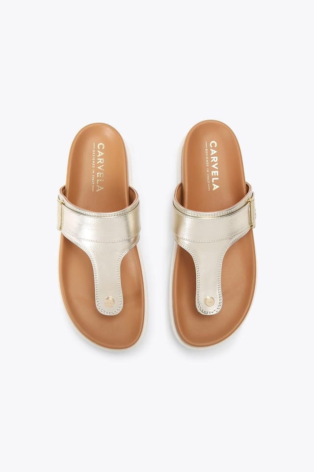 Carvela Carvela Women's 'Serena Tt' Sandals in Gold - 2
