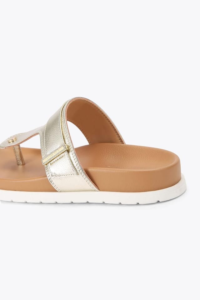 Carvela Carvela Women's 'Serena Tt' Sandals in Gold - 3