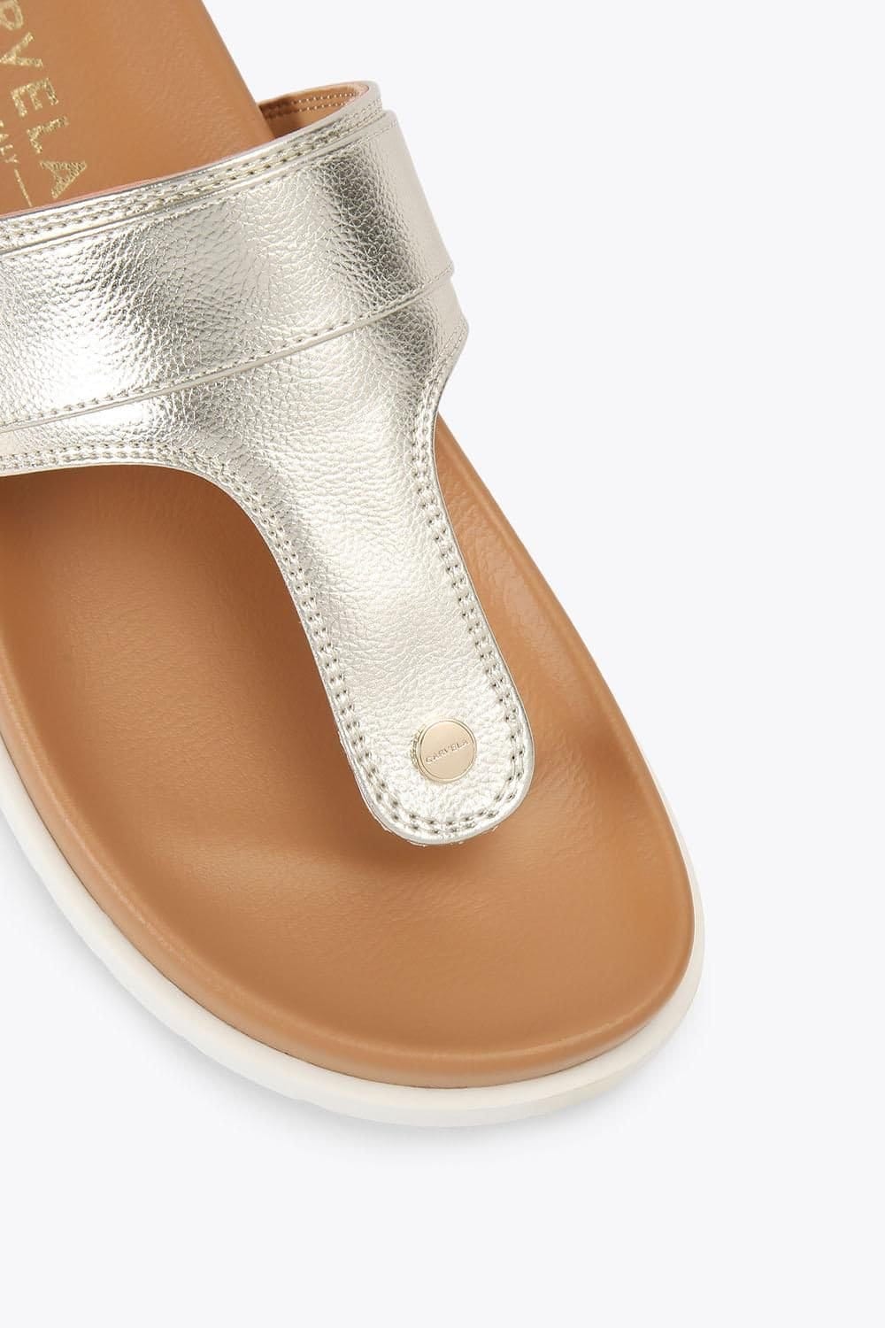 Carvela Carvela Women's 'Serena Tt' Sandals in Gold - 4