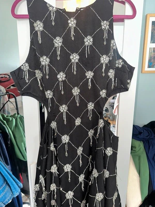 ASOS Embellished Structured Mini dress ASOS luxe