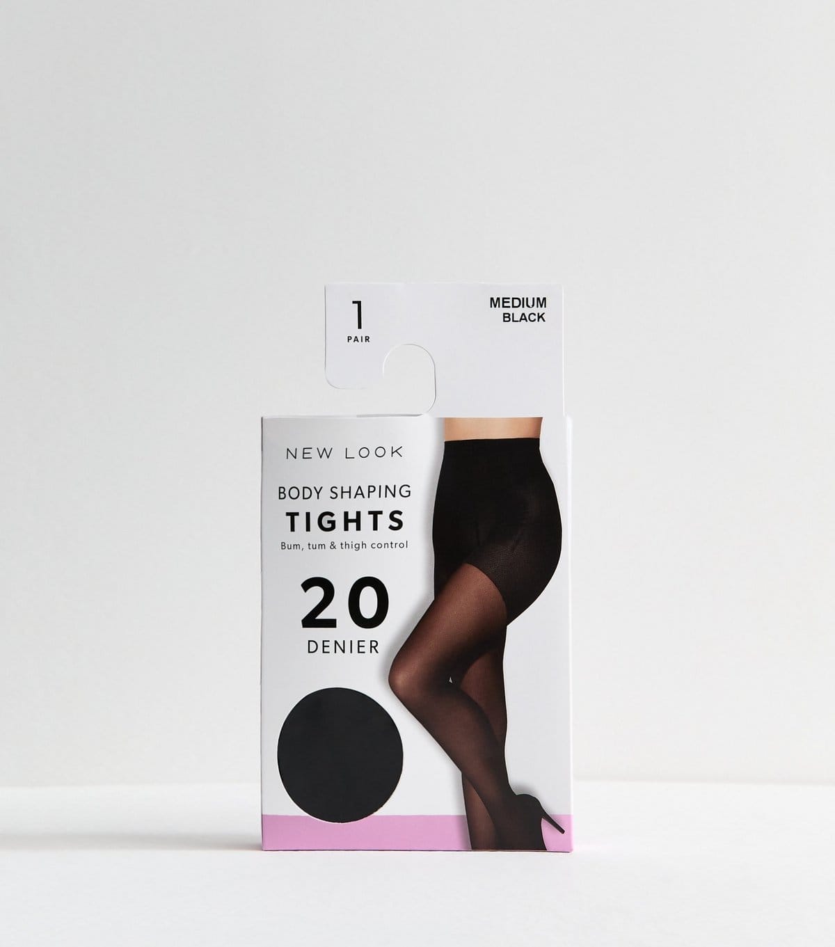 New Look Black Body Shaping 20 Denier Tights