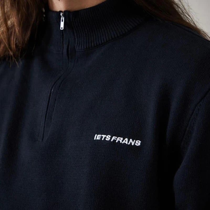 Urban Outfitters Urban outfitters iets frans black quarter zip jumper.