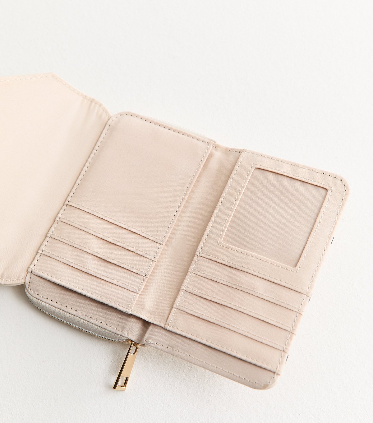 New Look Cream Polka Dot Logo Charm Purse New Look - 4