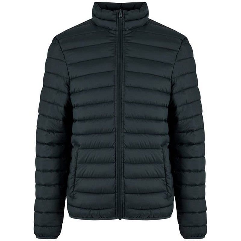 New Morning Studios New Morning Studios Dark Grey Lightweight Puffer Jacket
