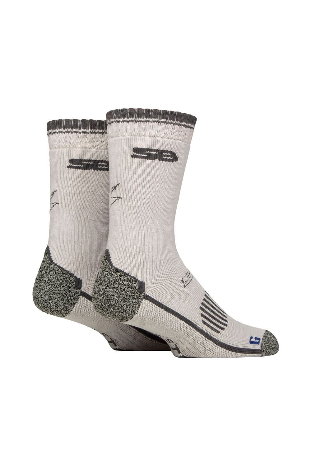 SOCKSHOP Storm Bloc SOCKSHOP Storm Bloc Men's Mens 2 Pair with Everdale Cotton Hiking Socks in Stone
